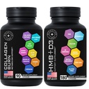 Thermogenic Multi Collagen Burn und HMB D3 Supplement - Fitness und Gewichtsverlust Bundle