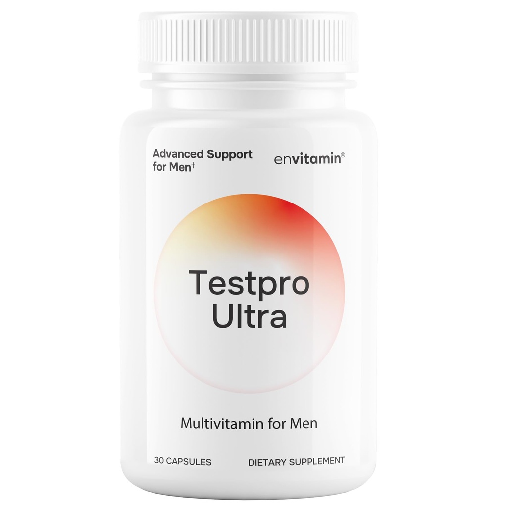 Testpro Testostérone Support Ultra pour hommes avec Fenugreek, Tribulus et Maca