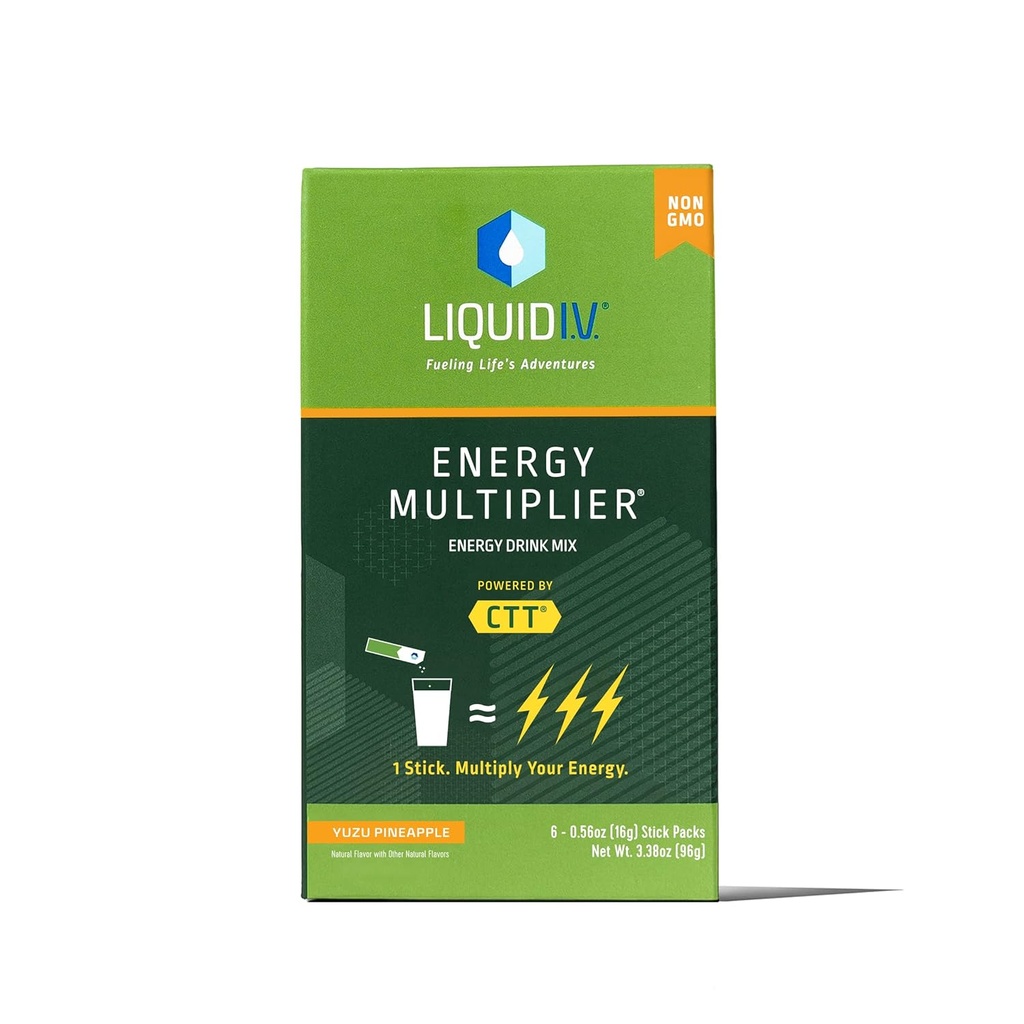 Liquid I.V., Energy Multiplier Hydration Yuzu Ananas, 3.38 Unze