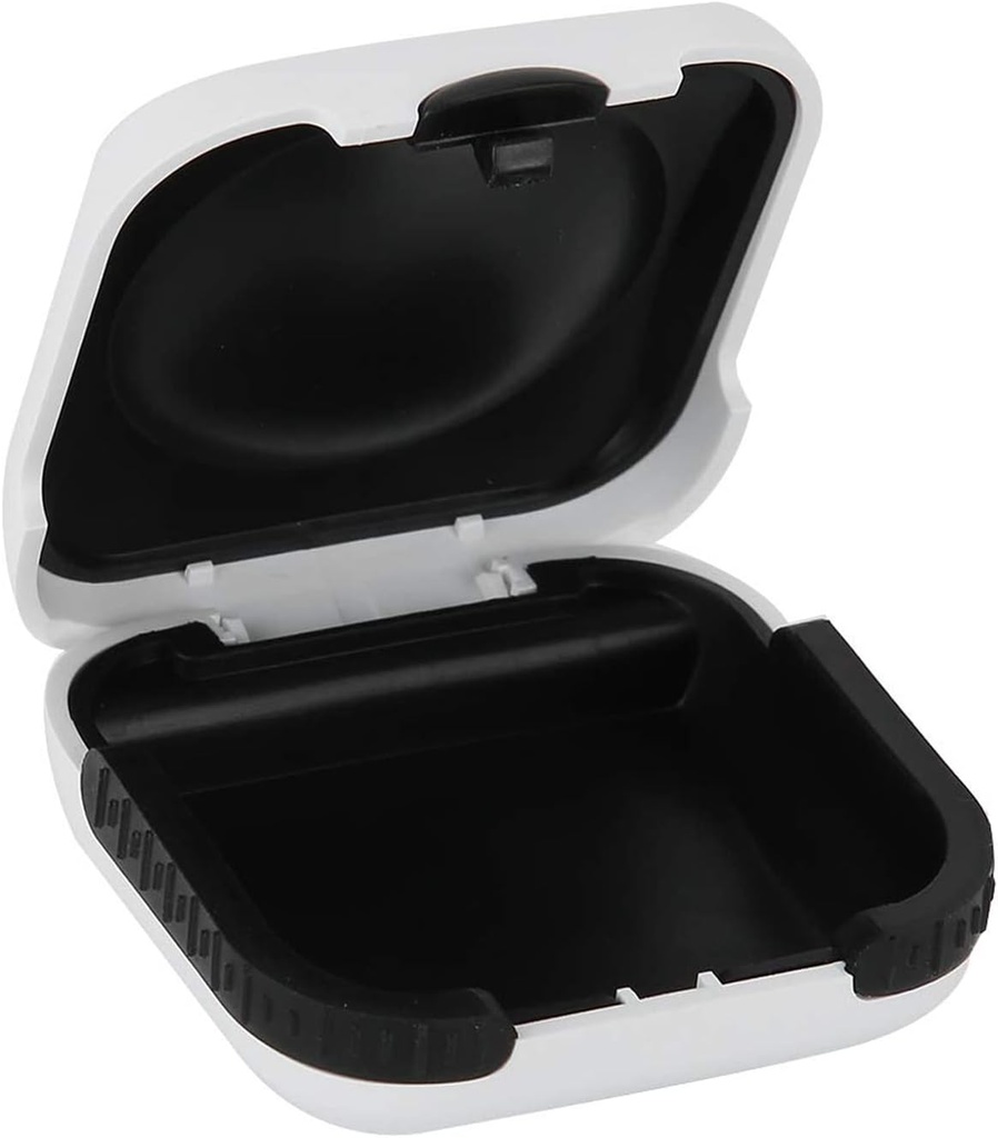 Cas d'aide à l'ouïe Hard Small Splashproof 2,16"*2,04"*0,39" Intérieur coussiné pour 2 aides à l'ouïe, ITE, RIC, CIC