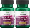 Swanson Hyaluronic Acid Complex 166 mg 60 Caps (2 Confezione)