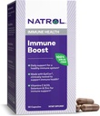Natrol Immune Boost Capsules, supplément alimentaire de soutien immunitaire, fait avec EpiCor testé cliniquement, comprend des vitamines C, D3, Sélénium et zinc, 30 Compte