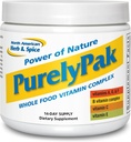 NORTH AMERICAN HERB & SPICE Purely Pak - Intero piano di supplemento di vitamina alimentare - Vitamina A, B Complex, C, D, E & Omega 3-6-9 - Facilmente assorbibile - Non OGM - alimentazione di 14 giorni