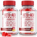 NutraRize (Pacchetto di 2 KetoKandies Keto+ACV Gummies per la perdita di peso, supplemento di massima resistenza, Keto Kandies Recensioni (120 Gummies)