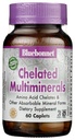 Bluebonnet Nutrizione Alta Potenza Multiminerali Chelati, Albion Minerali Chelati, Soy-Free, Senza Glutine, Non OGM, Kosher Certificato, Dairy-Free, 60 Caplets, 20 Serve