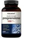 Pregnenolone 100mg, 240 Capsule | 99% Purezza, Grado micronizzato per l'assorbimento più elevato, Plant Based – Precursor naturale, Cervello, & Immune Health Supplement – Non-GMO, Soy Free