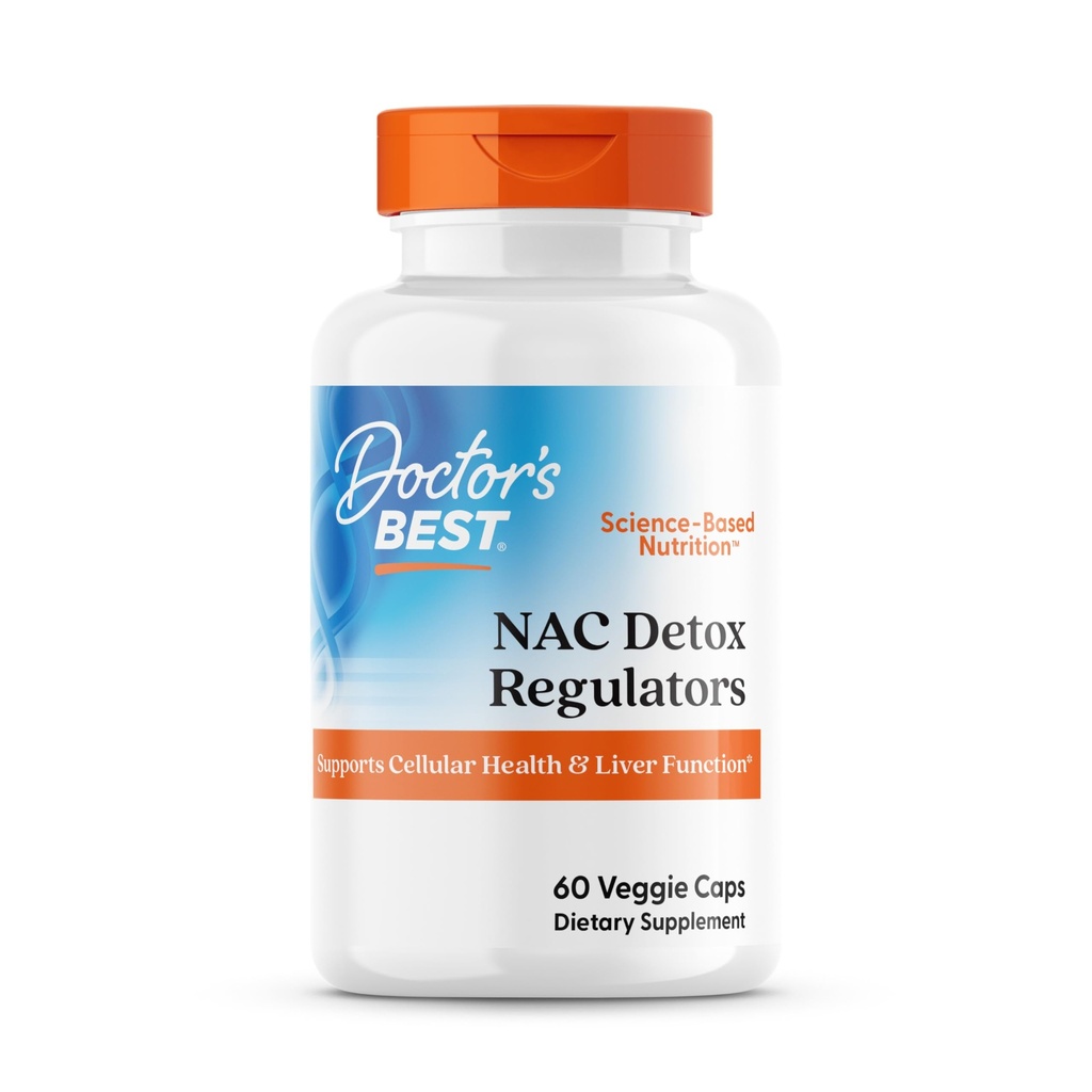 Le meilleur supplément aux régulateurs de désintoxication NAC pour les hommes et les femmes - N-acétyl Cysteine 600 mg, soutien de la santé hépatique, capsules NAC avec sélénium et molybdène, soutient la défense antioxydante - 60 capsules de Veg
