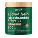 Nicotinamid Riboside 900mg, NMNH Ergänzung Resveratrol Nahrungsergänzungsmittel, Ergänzung für Anti-Aging, Energie, Fokus - 80 Kapseln