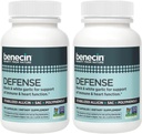 Benecin Defense 1500 mcg Stabilisiertes Allicin pro Kapsel | Plus hohe Mengen an SAC & Polyphenolen von Black Garlic | Leistungsstarke Unterstützung von Immun- & Herz-Funktion Vegetarische Caps (1 Graf (Pack von 180))
