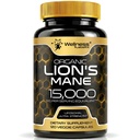 Leoni Mane Supplemento capsule - 120 Conte - Mushroom Supplement, Brain Supplements for Memory and Focus, Lion's Mane Mushroom Capsule Organic - Supporto cognitivo e immunitario, Focus Supplement