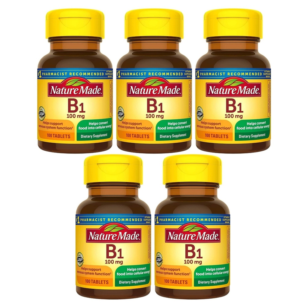Nature faite B1 100 Mg 100 Compte (5 Pack)