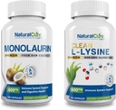 Natural Cure Labs Bundle: Premium Monolaurin 600mg + Clean L-Lysine 600mg
