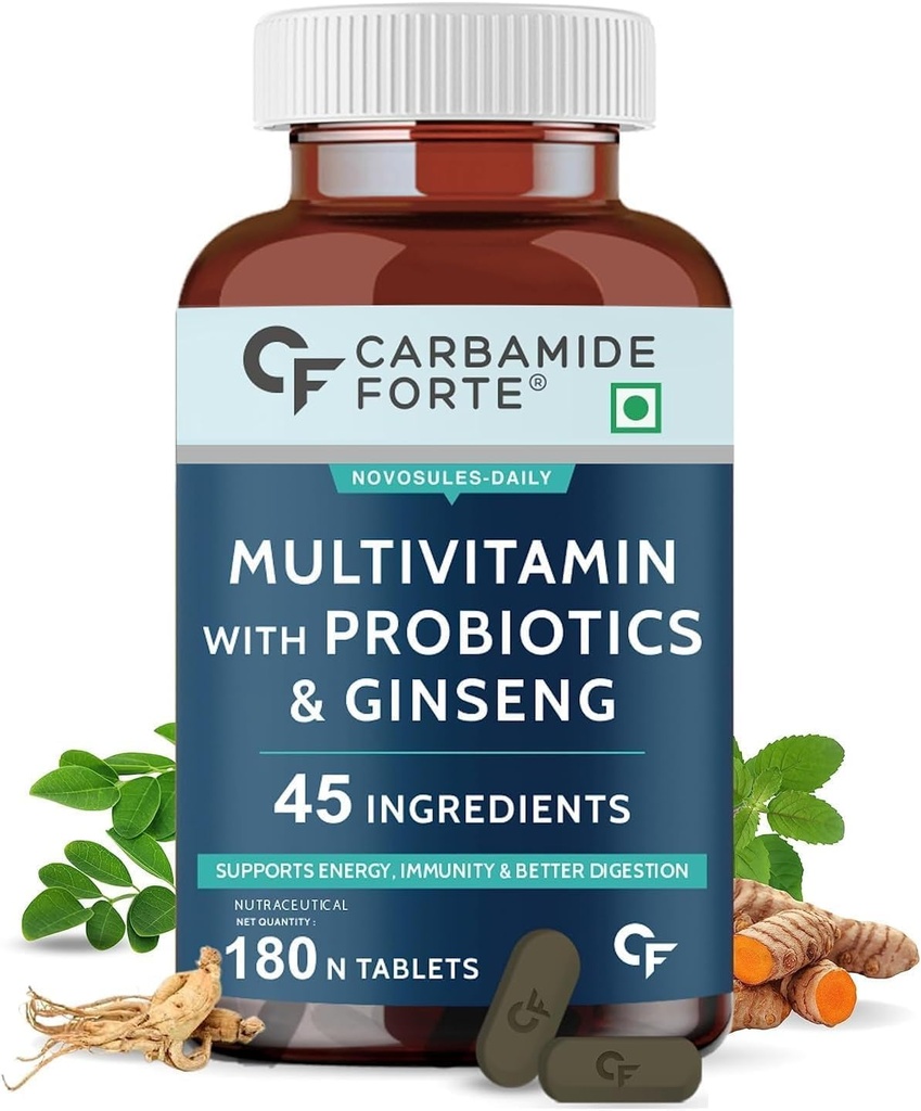 Rise Multivitamin generico compresse per uomini e donne con probiotici Supplemento - 180 compresse veg