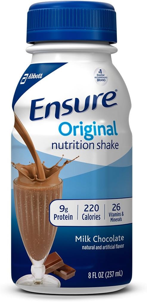 Gewährleistung Original Nutrition Shake mit 9 Gramm Protein, Meal Replacement Shakes, Milk Chocolate, 8 fl oz (Pack von 16)