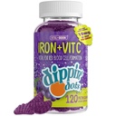Fer avec vitamine C et B12 Gummies (120 Nombre) Vital pour la formation de globules rouges.