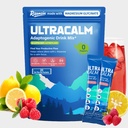 UltraCalm Super Cortisol Getränk mit Magnesium Glycinat, Ashwagandha, L-Theanin, Vitamin D3, Magnesium Pulver für Schlaf- und Stressentlastung, Himbeere Limonade (20 Servietten)