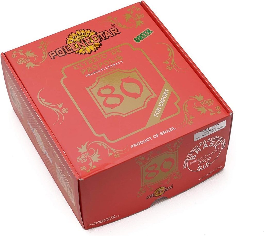 Brasilien Green Bee Propolis Extract Wax Free 80 (30ml) - 24 Flaschen