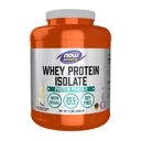 MAINTENANT Aliments Sports Nutrition, Isolation de protéines de lactosérum, 25 g Avec BCAAs, Poudre de vanille crémeuse, 5-Pound