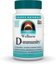 Fonte Naturals Wellness D-mmunity, Bio-Aligned Vitamin D Formula Immune, Supporta l'assorbimento ottimale e l'utilizzo*, 125 mcg (5.000 IU) D-3-30 capsule vegetariane