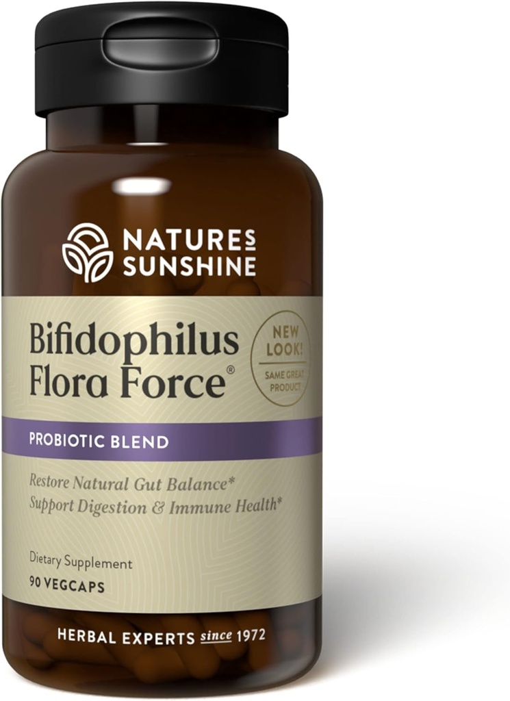 Nature's Sunshine Bifidophilus Flora Force 90 Capsules