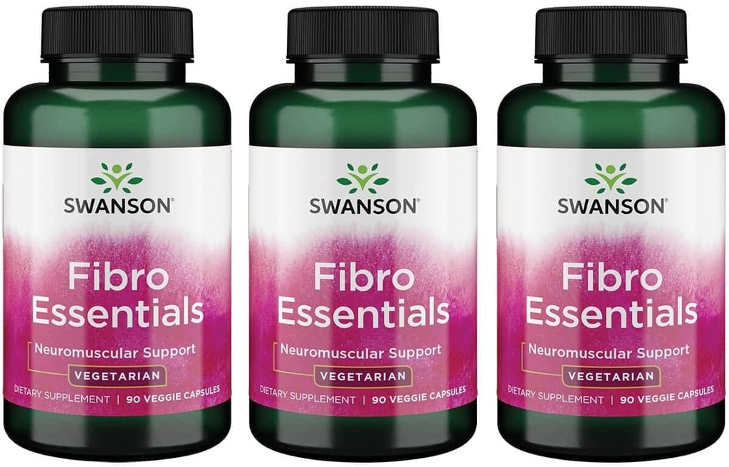 Swanson Fibro Essentials 90 Veg Kapseln (3 Pack)