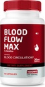 NutraRize Blood Flow Max Capsules, Advanced Blood Support Formula, Supplemento di massima resistenza alla circolazione sanguigna sana, Tutti i pillole naturali di vitamina per il benessere generale, Recensioni (60 capsule)