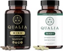 Qualia Life Sciences Bundle Qualia Mind & Qualia NAD+ Top Brain Supplement Capsule per Memoria, Focus e Concentrazione, Can Boost NAD+ Livelli fino al 50%