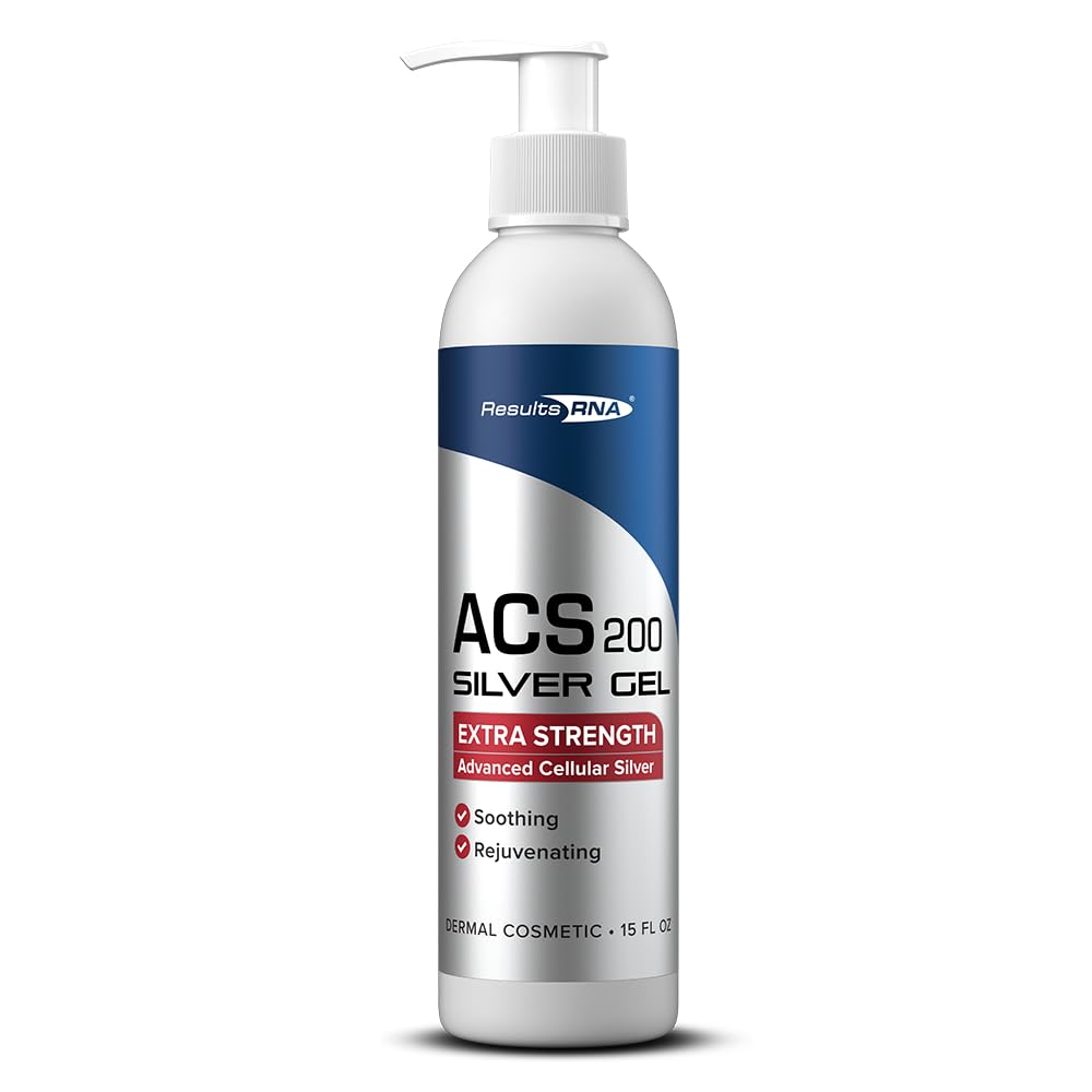 Résultats RNA - ACS 200 Gel d'argent-glutathion – Gel d'argent colloïdal cellulaire avancé pour le soin des plaies et la guérison cutanée supérieure. (15 oz)