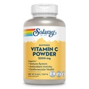 Polvere di acido ascorbico della vitamina C di Solaray 5000mg - Supplemento di vitamina C polverizzato per gli uomini e le donne, supporto immunitario e della pelle, antiossidante naturale, miscela in acqua, succo o Smoothie, vegan - 8 oz