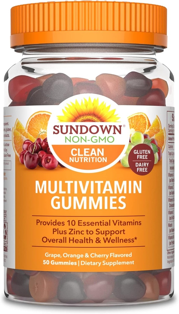 Gummies multivitamines Sundown, 50 comtes (paquet de 3)
