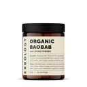 Erbologia Organic Baobab Polvere 3.2 oz - 45 Serve - Salute della pelle e supporto immunità - Ricco di vitamina C, B Vitamine e Polifenoli - Sostenibilmente Sorgente dritto da Fattoria - Vegan - OGM-Free