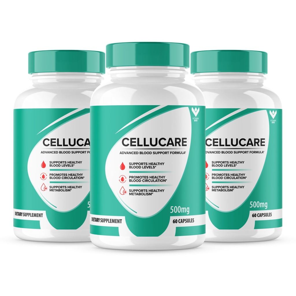 (3 Pack) Cellucare Advanced Blood Support Formula Supplement - Cellucare Blood Capsules - Massima Forza, Cellucare Tutto Trattamento Naturale, Cellu Care Pills Blood Support Recensioni (180 Caps)