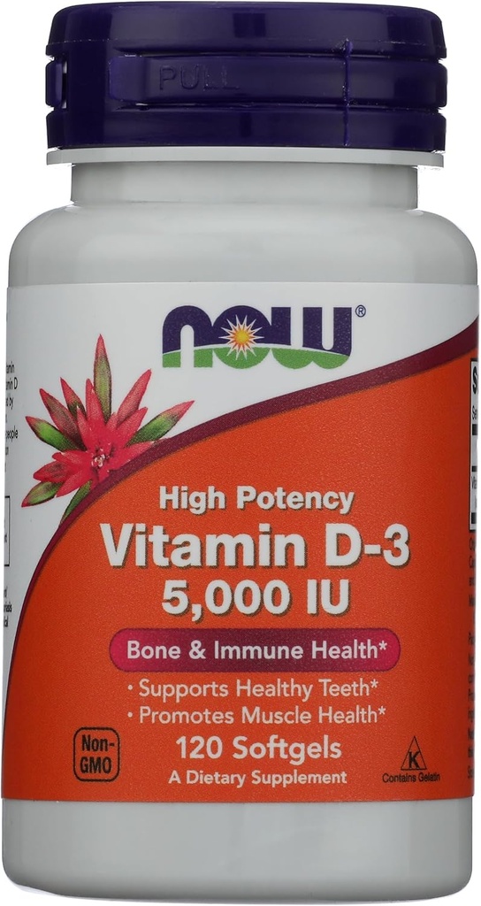 Jetzt Lebensmittel D3 5000 IU in Olivenöl, 120 CT