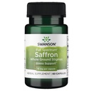 Swanson Full Spectrum Saffron (Whole Ground Stigmas)-Herbal Supplemento Promozione Natural Mood Support & Stress Management - Organic Spanish Saffron Supplement-(60 Veggie Capsules, 15mg Ciascun)