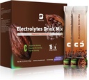 Elektrolyte Pulver-Packets für Elektrolyt-Getränk-Mix | Zuckerfreie Elektrolyt-Pakete mit Vitaminen & Magnesium Replenish Hydration - 15 Sticks