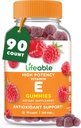 Lebensfähiges Vitamin E Gummies | 268mg | Great Tasting Vitamin E Supplements | Haut, Augengesundheit und Immunfunktion Unterstützung | VIT E für Erwachsene, Männer, Frauen | 90 Gummies