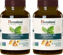Himalaya Turmeric 95 Integratore con Curcumina/Curcuminoidi, Supporto congiunto e muscolare, Flessibilità ottimale e mobilità, 600 mg, Non OGM, Vegan, Gluten Free, 60 capsule, 2 Pack, 60 giorni di alimentazione