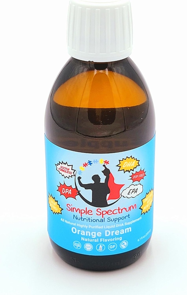 Spectre simple, toutes les huiles de poisson naturelles, supplément Oméga 3 DHA