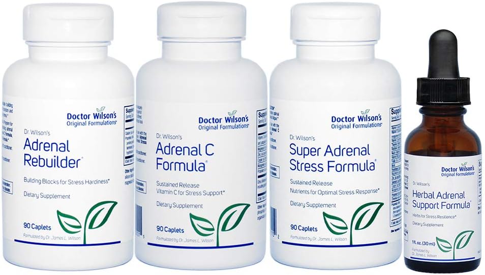 Dr. Wilson's Adrenal Fatigue Protocol Kit completo per supporto adrenale HASF Small