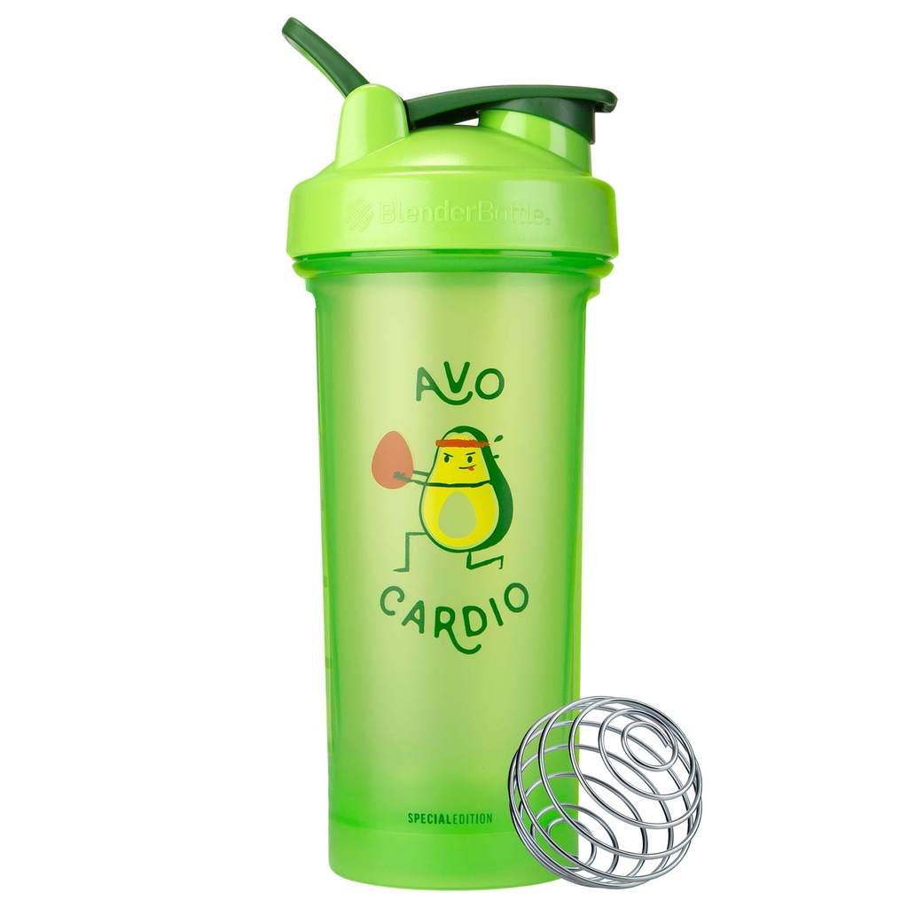BlenderBottle Solo per Fun Classic V2 Shaker Bottiglia Perfetto per Protein Shakes e Pre Workout, 28-Ounce, Avo Cardio