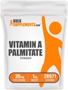BulkSupplements.com Vitamin A Palmitate Powder - als Retinol Palmitate, Vitamin A Ergänzung für Immun- und Augenunterstützung - Glutenfrei, 35mg pro Servierung, 1kg (2.2 lbs) (Pack von 1)