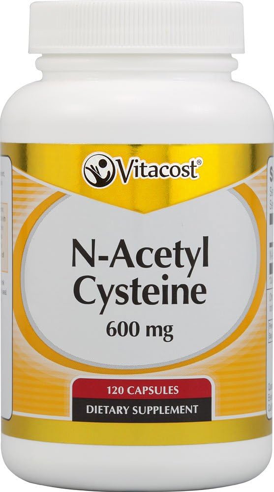 Vitacost N-Acetyl Cysteine (NAC) -- 600 mg - 120 Capsules