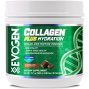 Evogen Collagen Plus Hydration - Collage a base di erba per le donne e gli uomini | Peptidi di collagene polvere | Polvere di collagene che supporta la vitalità della pelle, idratazione, Joint & Tissue Health | Chocolate | 30 Servings