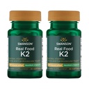 Swanson Maximum Strength Vitamin K2 (Menaquinone-7)-Vitamin-Ergänzung Unterstützung Herz-Kreislauf und Knochen-Gesundheit-Made von japanischen Natto zu helfen Regulieren Calcium (30 Softgels, 200mcg Jeder) (2 Packung)