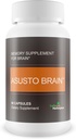 Asusto Memory Supplement für Gehirn - Verbesserte Kapsel Formel - Natürliche Gehirn, Gedächtnis, & Fokus-Unterstützung - Gehirn-Ergänzung - Nootropic - Natural Asusto Sandalwood Verbesserte Formel