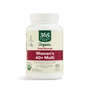 365 par Marché des aliments entiers, Vitamine Multi Femmes 40 Plus Alimentation cultivée, 60 Compte