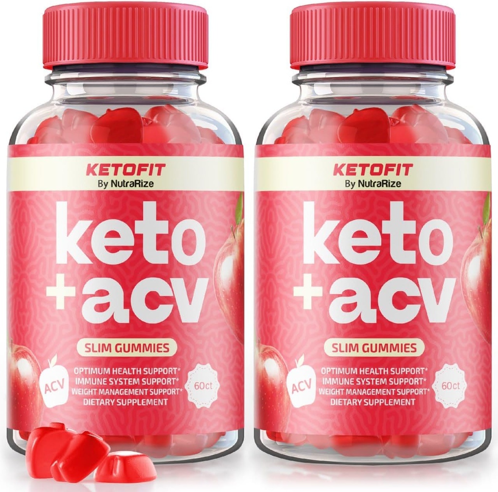Pacchetto di 2 Ketofit Formula avanzata per la perdita di peso - Formula premium Keto ACV, Miscela naturale di Keto + ACV Into A Gummy, Original Keto Fit Gomitas per il benessere quotidiano (120 Gummies)