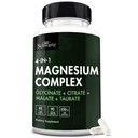 BioSchwartz Magnesium Complex Supplemento (90 capsule) 350mg Magnesio Glycinate Citrato Malato e Taurate Per Servere per sani Nerves Muscoli Supporto per il sonno cardiaco (Vegan, senza glutine, non OGM)