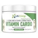 High-Dosed 2000mg Vitamin C & L-Lysine Drink Mix Powder | Heart, Arteries, Collagen & Immune Support | Passion Fruit & Lime | Stomach-Friendly | Non-GMO Sugar-Free Vegan Doctor-Formulated | 210g size