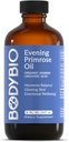BodyBio Sera Olio di Primrose - Acido Linolenico Gamma Naturale per Pelle sana e equilibrio di ormone - Non OGM, Pressato a freddo - 8oz
